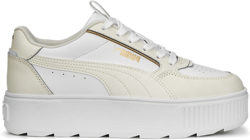 PUMA Karmen Rebelle Sneakers Women, White/Pristine/Gold White