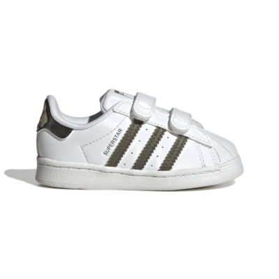 Adidas Superstar Velcro White HQ4286