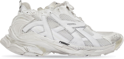 Balenciaga Runner Leather Free White 677403W3RB19000