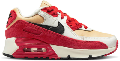 Nike Air Max 90 Leather Sesame Red Clay (PS) CD6867-200