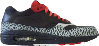 Nike Air Max 1 NL Premium Black Black Varsity Red (2005) 313227-001