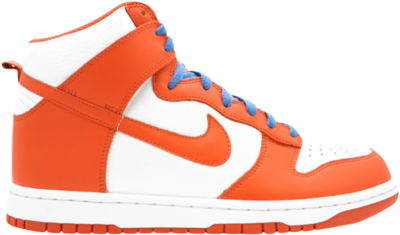 Nike Dunk High White Orange Blaze Varsity Blue 317982-181