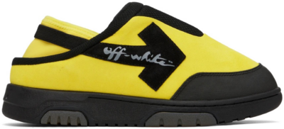 OFF-WHITE Out Of Office Mule Yellow Black OMIA246F22LEA0011810
