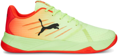 Men’s PUMA Accelerate Pro II Handball Shoe Sneakers, Fast Yellow/Red Blast/Black 106877_03