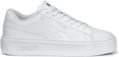 PUMA Smash Platform V3 Sneakers Women, White/Silver White,Silver 390758_01