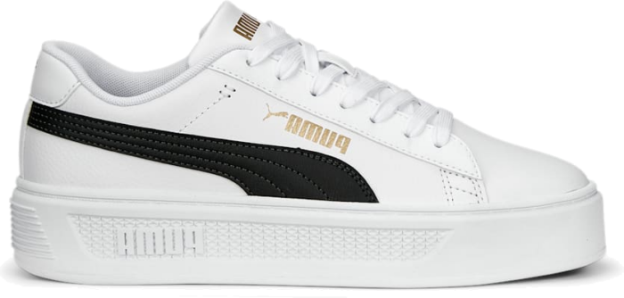 Puma smash sale white black