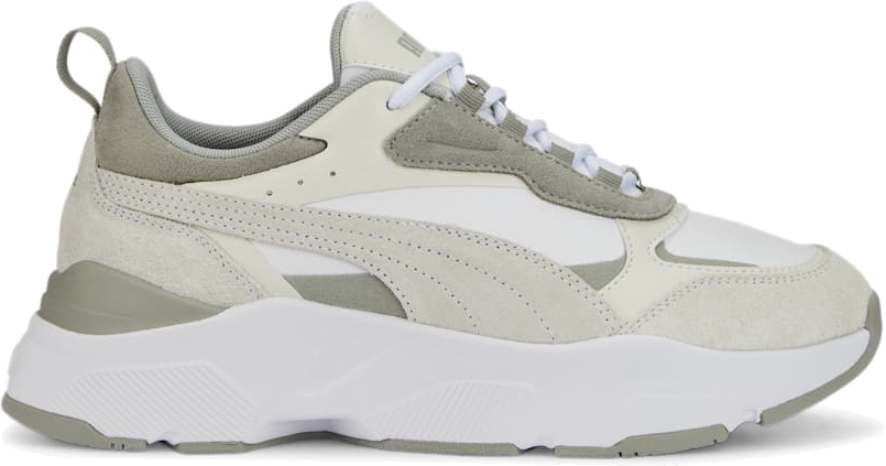 Puma grey hot sale white shoes