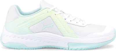 Women’s PUMA Varion Indoor Sports Shoe Sneakers, White/Nitro Blue/Fizzy Light 106472_08