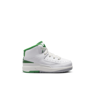 Jordan 2 Retro (Td) White/Lucky Green-Sail-Lt ST-shirtl Grey grey