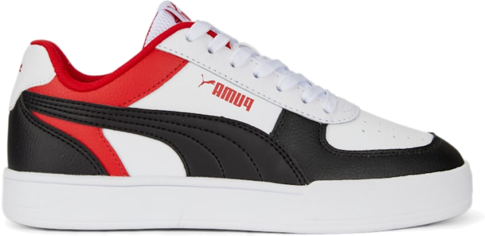 PUMA Caven Block Sneakers Youth, White/Black/For All Time Red White,Black,For All Time Red 391469_01