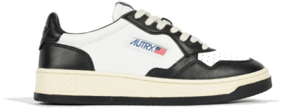 Bicolor Leren Lage Sneakers Autry ; White ; Heren White