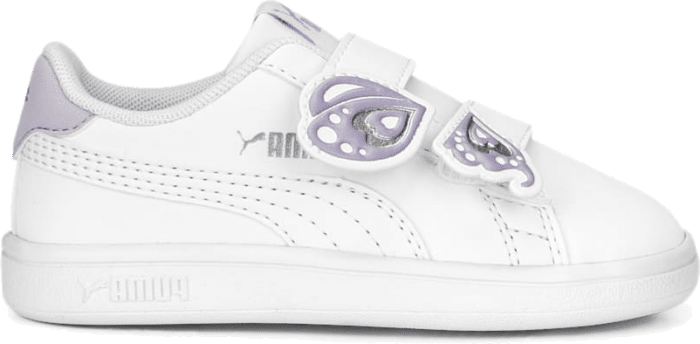 PUMA Smash V2 Butterfly AC Sneakers Babies, White/Vivid Violet/Silver White,Vivid Violet,Silver 388462_04