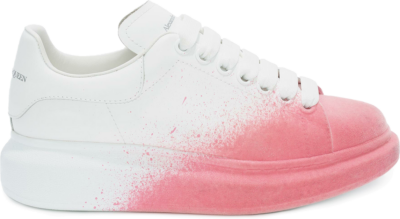 Alexander McQueen Oversized White Pink Velvet Spray (W) 586388WHWM19307