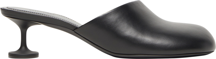 Balenciaga Lady 50mm Mule Blacker Leather 701921WBCR01000