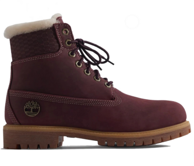 Timberland 6 Premium Shearling Boot Ronnie Feig Kith Burgundy TB0A2PA2-506