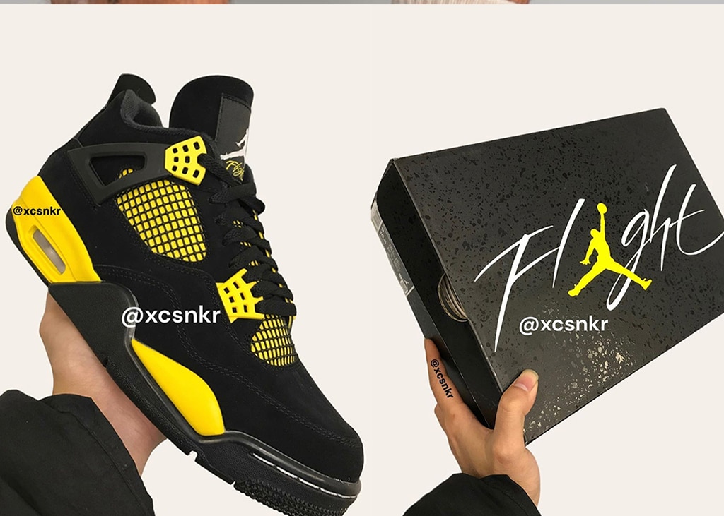 Nike’s aan, we gaan THUNDER met de re-issue van de Air Jordan 4 “Thunder”