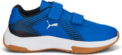 PUMA Varion V Youth Indoor Sports Shoe Sneakers, Royal Blue Royal,White,Gum 106586_06