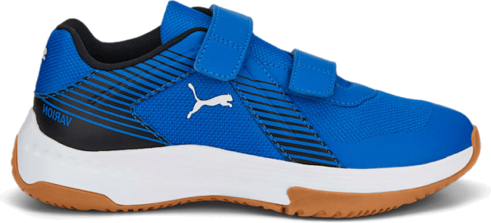 PUMA Varion V Youth Indoor Sports Shoe Sneakers, Royal Blue Royal,White,Gum 106586_06