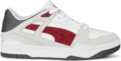 Women’s PUMA Slipstream Heritage Sneakers, White/Regal Red/Shadow Grey White,Regal Red,Shadow Gray 392108_02