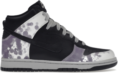 Nike Dunk High Splatter Black White Purple (W) 318676-004