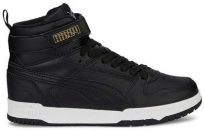PUMA Rebound Game Sneakers Youth, Black/Gold Black,Black,Gold 386172_03