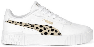 PUMA Carina 2.0 Animal Sneakers Youth, White/Granola/Black White,Granola,Black 392024_01