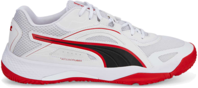 Men’s PUMA Solarstrike II Indoor Sports Shoe Sneakers, White/Black/High Risk Red White,Black,High Risk Red 106881_03