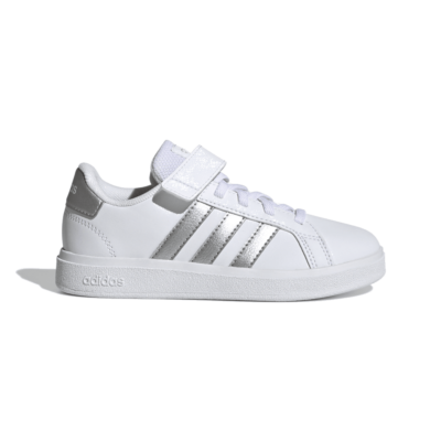 adidas Grand Court Lifestyle Court Elastic Lace and Top Strap Cloud White GW6516