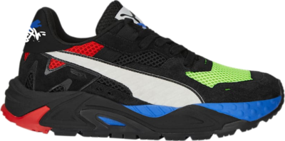 Men’s PUMA x Need For Speed Rs-Trck Sneakers, Black/White/Fizzy Apple Black,White,Fizzy Apple 307691_01