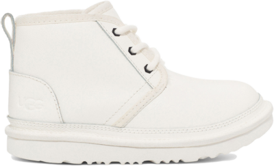 UGG Neumel II Leather Boot White Leather (Kids) 1136847K-WWLT
