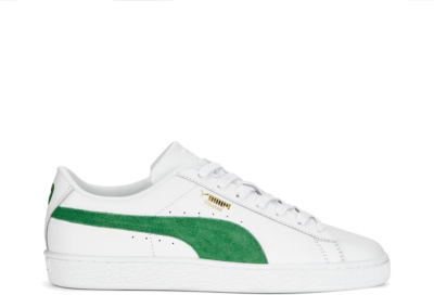 PUMA Basket Classic 75Y Sneakers Men, White/Archive Green/Gold 394338_02