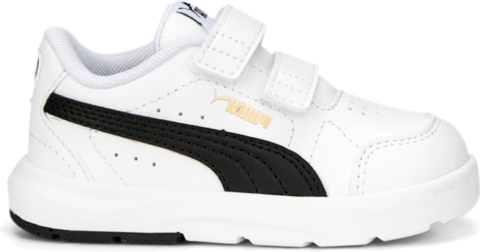 PUMA Evolve Court V Sneakers Baby, White/Black/Gold White,Black,Gold 389146_01