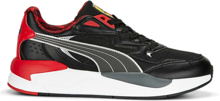 Men’s PUMA Scuderia Ferrari X-Ray Speed Motorsport Shoe Sneakers, Red Black,Rosso Corsa 307657_01