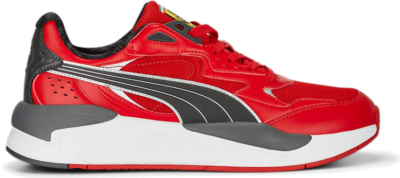 Men’s PUMA Scuderia Ferrari X-Ray Speed Motorsport Shoe Sneakers, Red Rosso Corsa,Black 307657_02