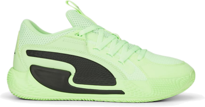 Men’s PUMA Court Rider Chaos Basketball Shoe Sneakers, Fizzy Lime/Black 378269_01