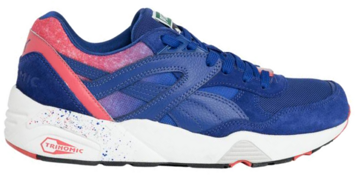 PUMA R698 Trinomic Splatter Sneakers 358628-02 blauw 358628-02