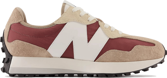 New Balance 327 Driftwood Washed Burgundy MS327CP
