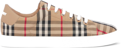 Burberry Vintage Check and Leather Sneakers Archive Beige Check Toe (W) 8049777/80497771