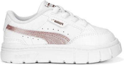 PUMA Mayze Stack Shine Sneakers Toddlers, White/Rose Gold White,Rose Gold 391066_01