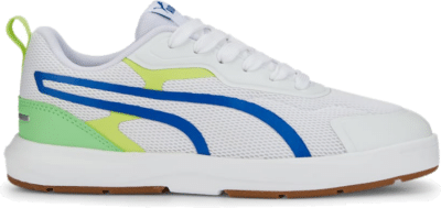 PUMA Evolve Gym Sneakers Youth, White/Victoria Blue/Summer Green White,Victoria Blue,Summer Green 389141_01