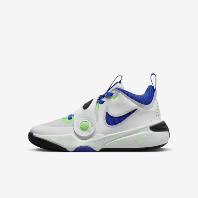 Nike Team Hustle D 11 Green Strike Racer Blue (GS) DV8996-101