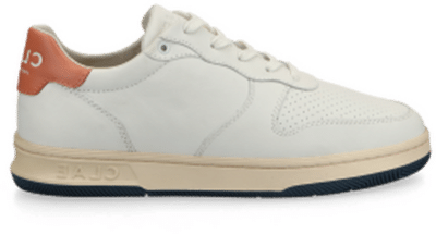 CLAE Malone (white leather / canyon sunset) Sneaker weiu00df CL23AMA02