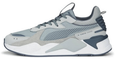 Men’s PUMA Rs-X Suede Sneakers, Cool Mid Grey/Harbor Mist Cool Mid Gray,Harbor Mist 391176_02