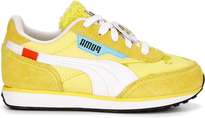 PUMA x Spongebob Future Rider Sneakers Pre-School, Lucent Yellow/White 392117_01