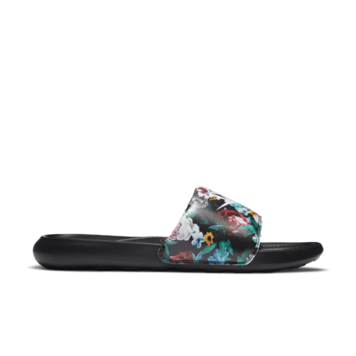 Nike Victori One Slippers met print voor dames – Zwart CN9676-001