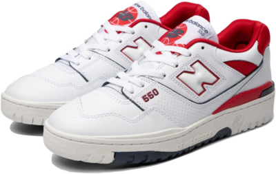 New Balance 550 White Team Red Navy (JD Sports Exclusive) BB550JR1