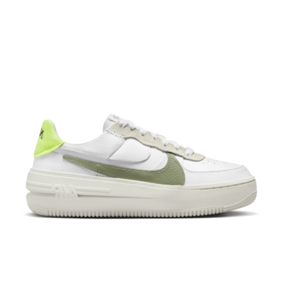 Nike Air Force 1 PLT.AF.ORM White Oil Green (Women’s) FJ4739-100