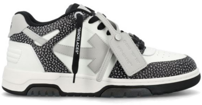 Off-White Out Of Office OOO Low Tops Black Grey OMIA189S23.LEA009.0109