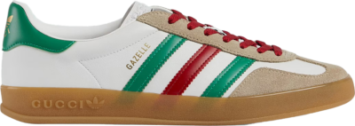 adidas x Gucci Gazelle White Green Red 726487 AAA43 9547