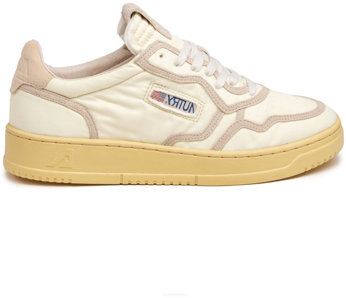 Autry Medalist *Nylon / Suede* Ivory AULMNS01